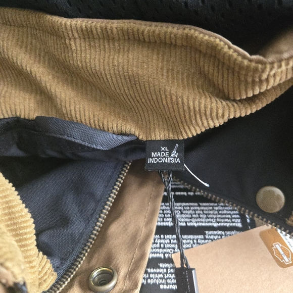 Womens Panorama Harley Davidson ADV Women XL Waxed Hooded Riding Jacket 092025 - Picture 8 of 11